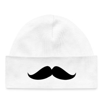 HUMOR. QUOTATION. MESSAGE. RETIREMENT. ANNIVERSARY. - Baby Organic Beanie - white - Front
