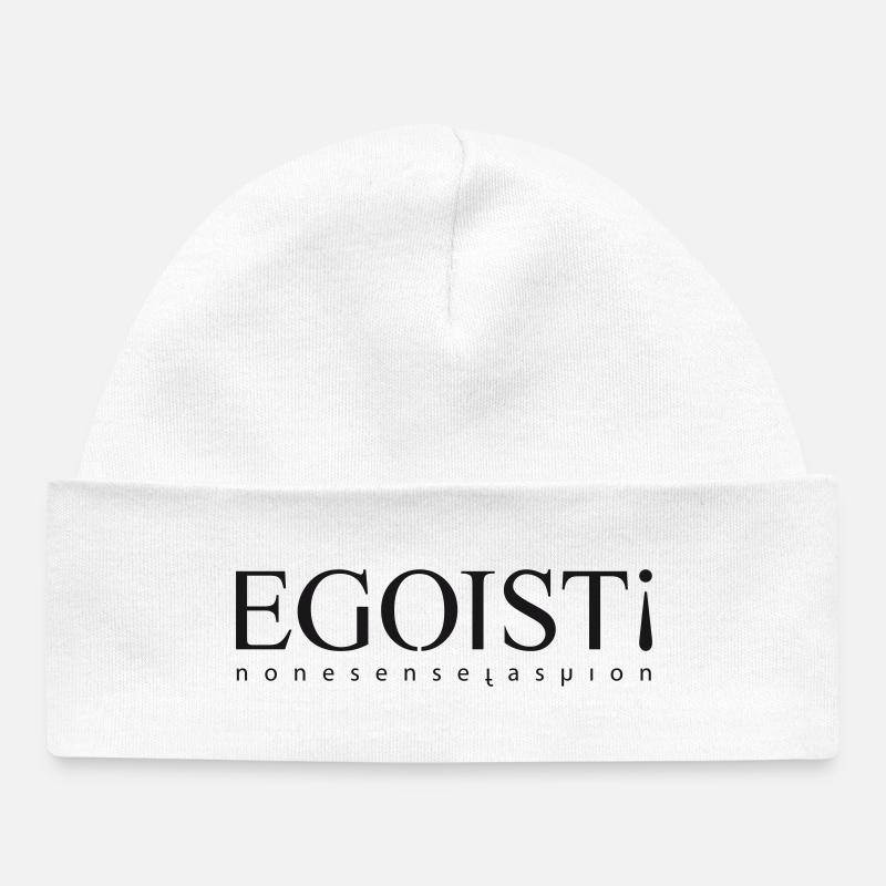 égoïste - Bonnet bébé bio - blanc