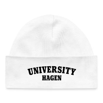 University of Hagen - Baby Organic Beanie - white - Front