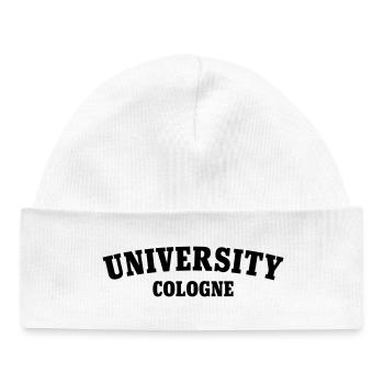 University Cologne - Baby Organic Mütze - Weiß - Vorne