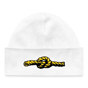 Node - Baby Organic Beanie - white - Front