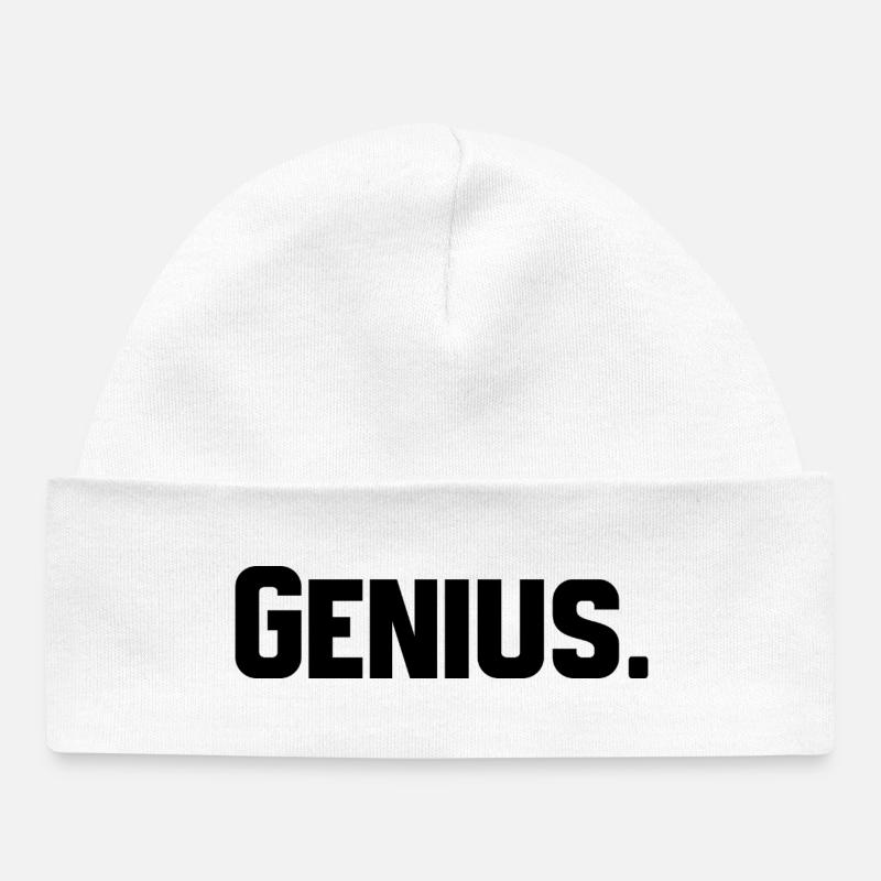 Génie - Bonnet bébé bio - blanc