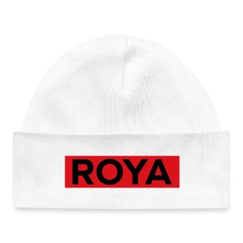 roya - Bonnet bébé bio - blanc - Devant