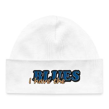 I HAVE THE BLUES - Baby Organic Mütze - Weiß - Vorne