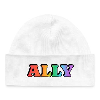 Gay Ally - Baby Organic Mütze - Weiß - Vorne