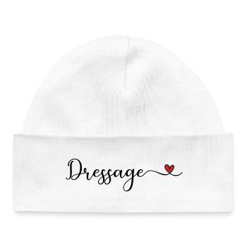 Dressuur - Baby Bio muts - wit - Voor