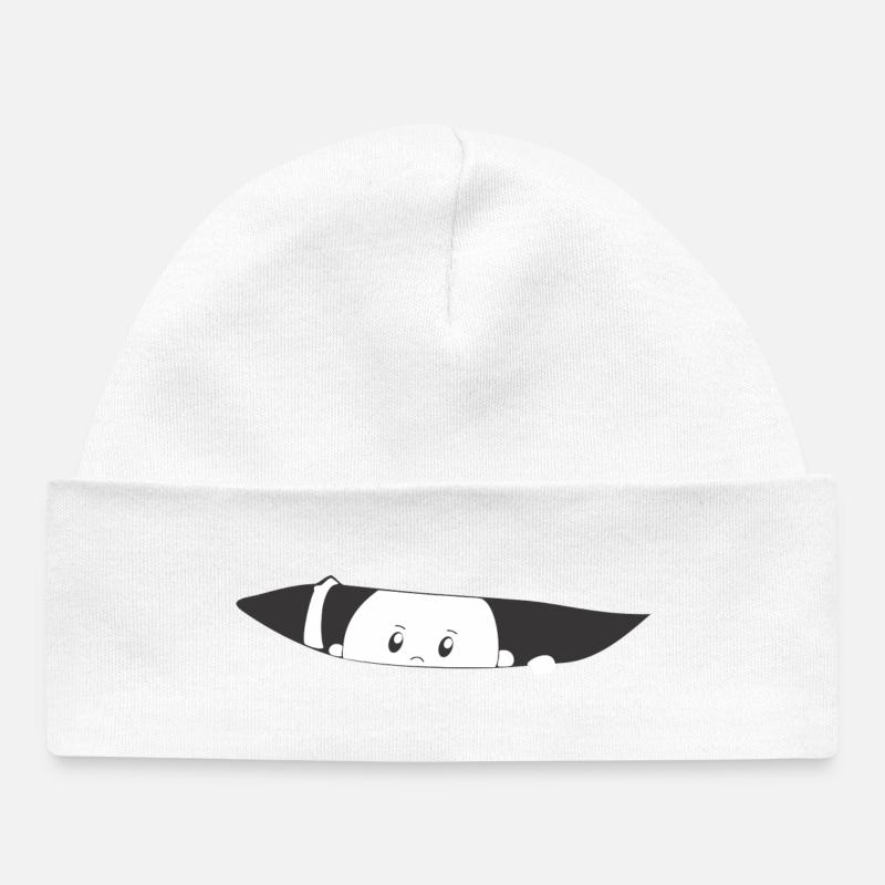 Saluer bébé - Bonnet bébé bio - blanc