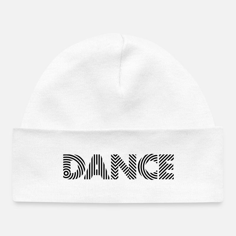 Dance - Hypno - Bonnet bébé bio - blanc