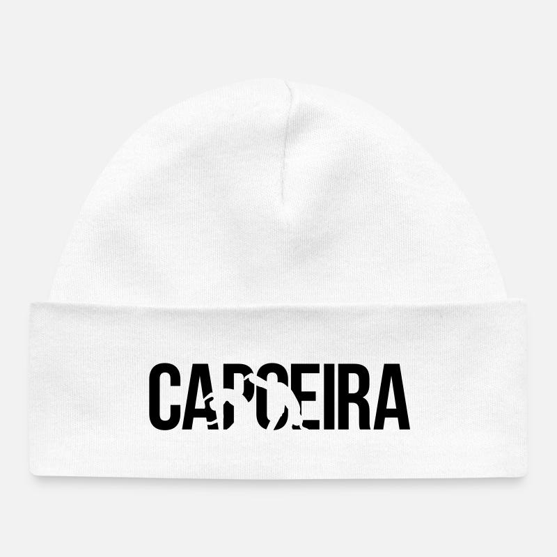capoeira - Bonnet bébé bio - blanc