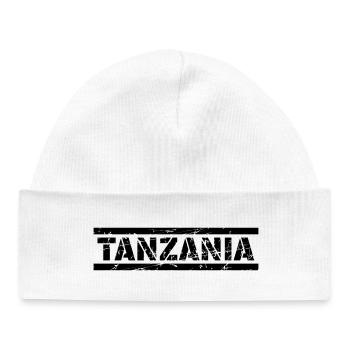 Tanzanie - Bonnet bébé bio - blanc - Devant