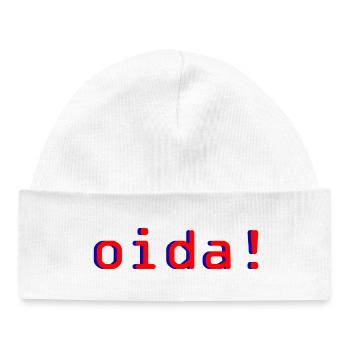 oida! - Baby Organic Mütze - Weiß - Vorne