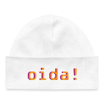 oida! - Baby Organic Mütze - Weiß - Vorne