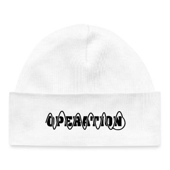 Surgery if wound sutured - Baby Organic Beanie - white - Front