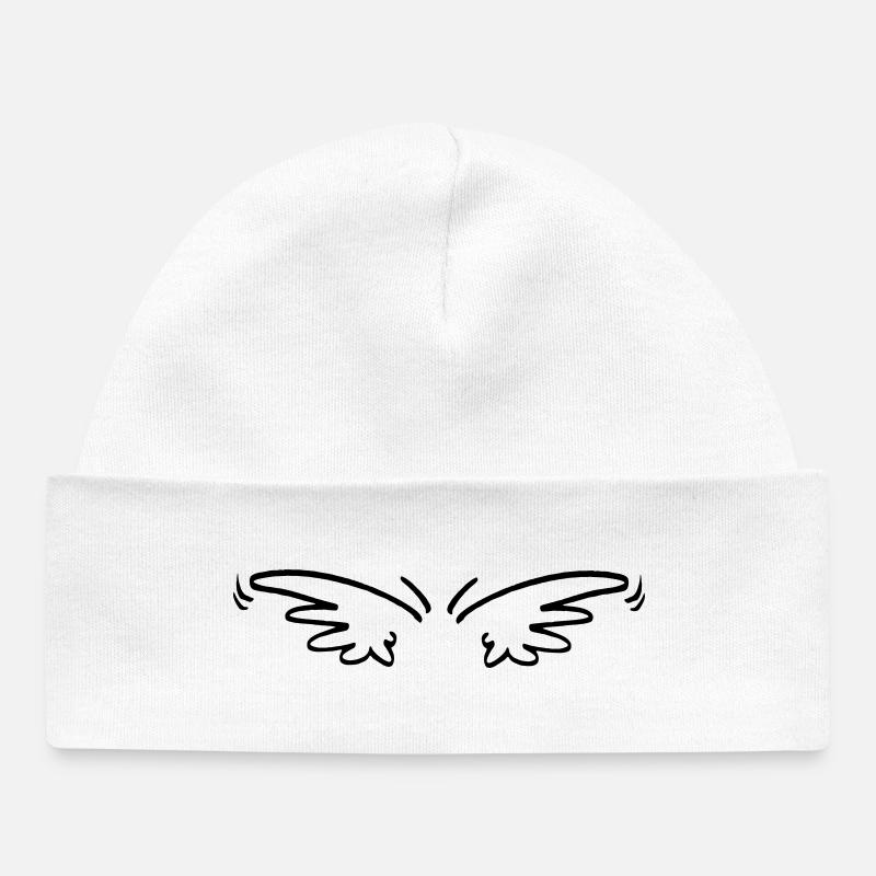 Balançoire - Bonnet bébé bio - blanc