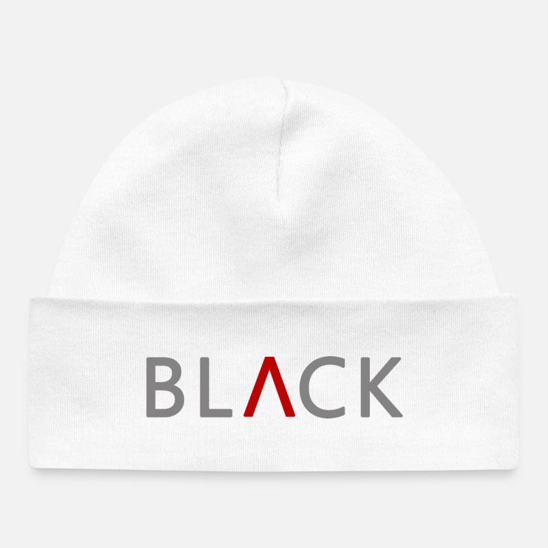 BLACK avec style - Bonnet bébé bio - blanc