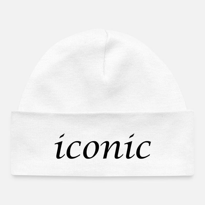 ICONIQUE - Bonnet bébé bio - blanc