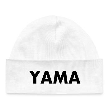 Yama - Bonnet bébé bio - blanc - Devant