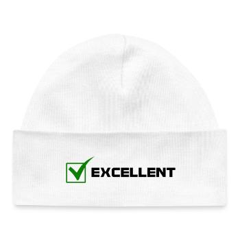 Excellent - Baby Organic Beanie - white - Front