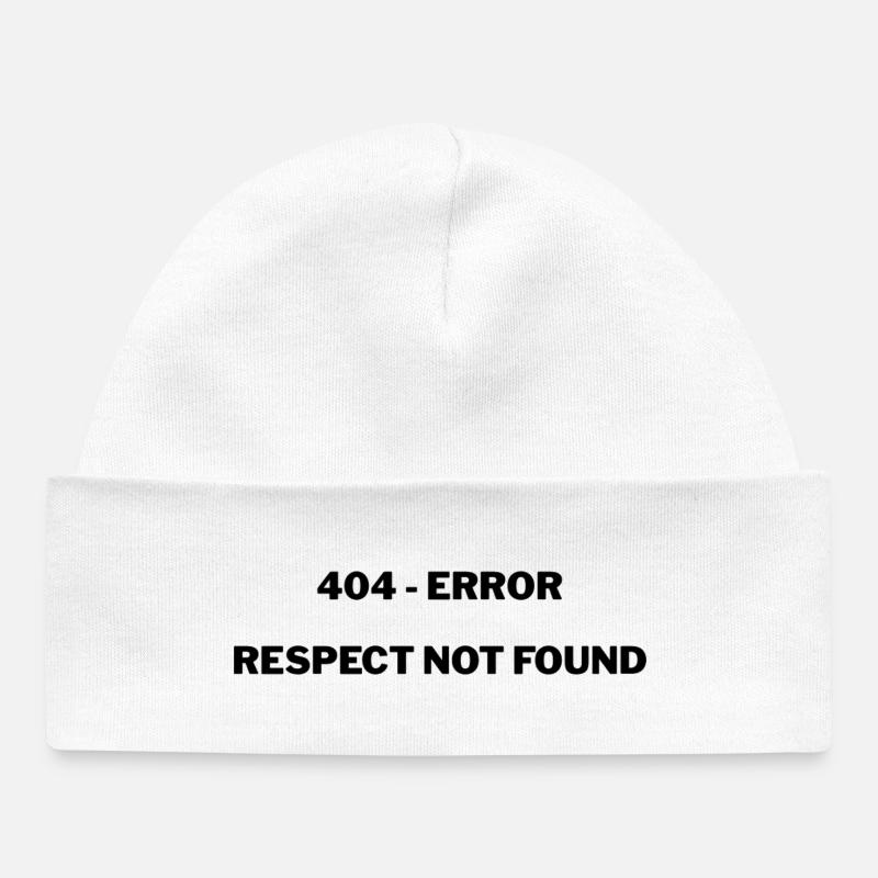 404 - Respect d’erreur introuvable - Bonnet bébé bio - blanc