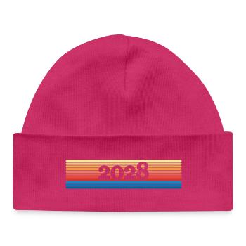 2028 - Baby Organic Mütze - hot Pink - Vorne