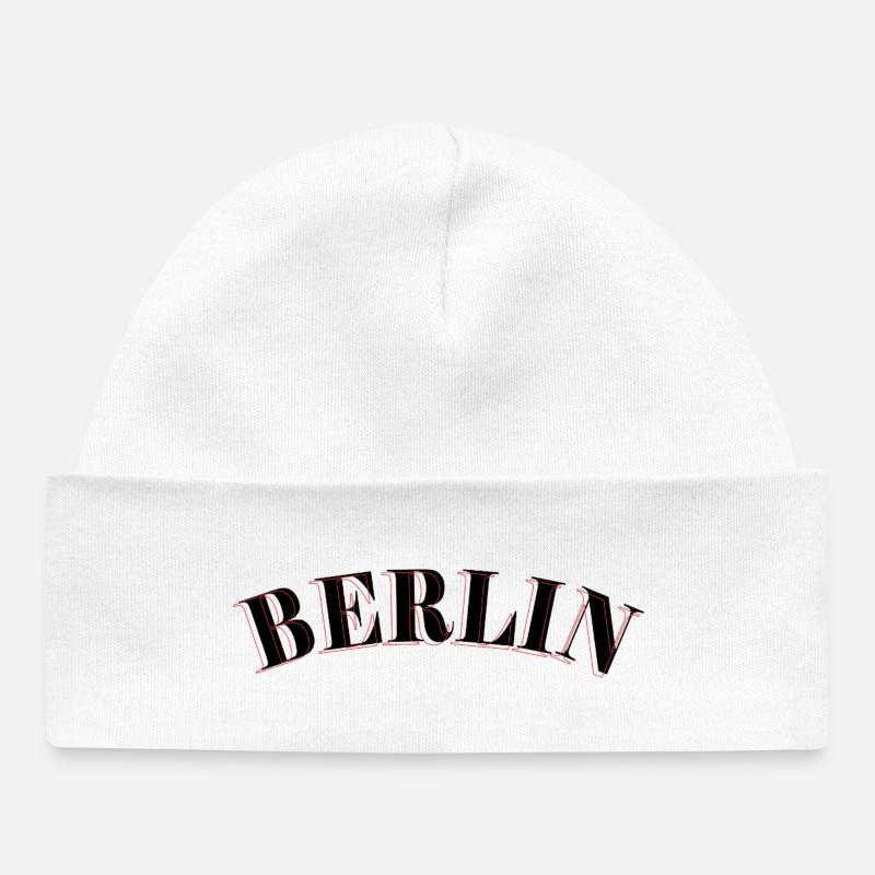 Berlin Retro - Bonnet bébé bio - blanc