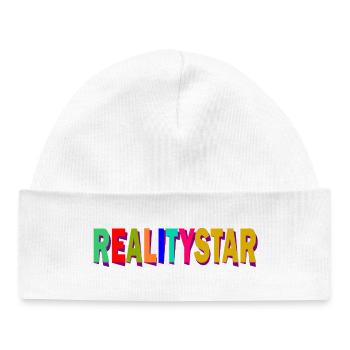 RealityStar color explosion - Baby Organic Beanie - white - Front
