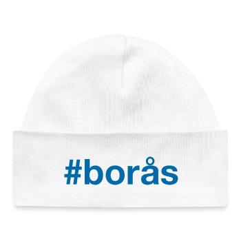 Boras Sverige Suède Schweden - Bonnet bébé bio - blanc - Devant