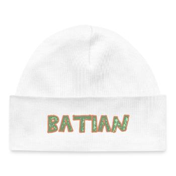 Batian as a trekking - Baby Organic Beanie - white - Front