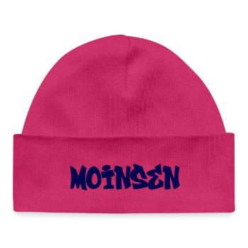 Moinsen (funk de rue) - Bonnet bébé bio - blanc - Devant