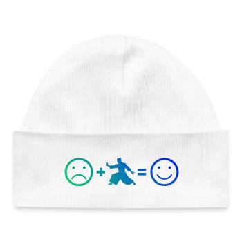 Selbstverteidigung Geschenkidee für Aikido-Prüfung - Baby Organic Mütze - Weiß - Vorne