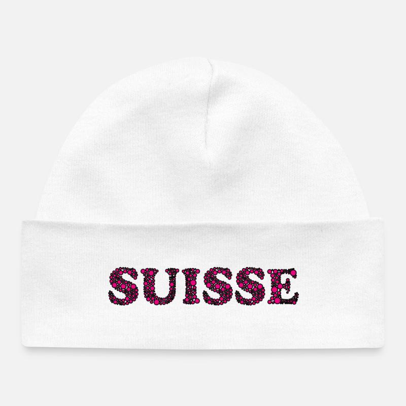 SUISSE. PAYS - Bonnet bébé bio - blanc