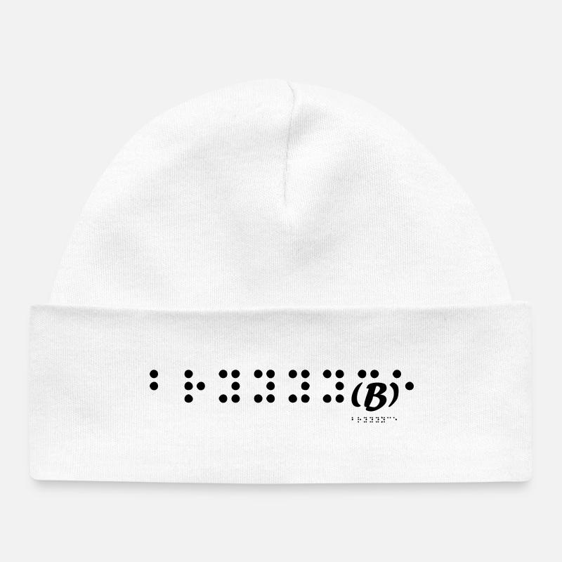 Motif Nature Éclat de Couleurs - Bonnet bébé bio - blanc