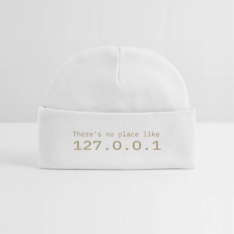 Programmeur Nerd IT Aucun endroit comme Localhost Bonnet bébé bio