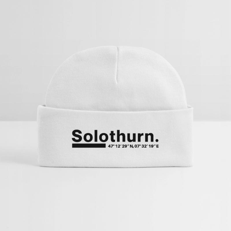 Coordonnées de Soleure : Canton Suisse Bonnet bébé bio