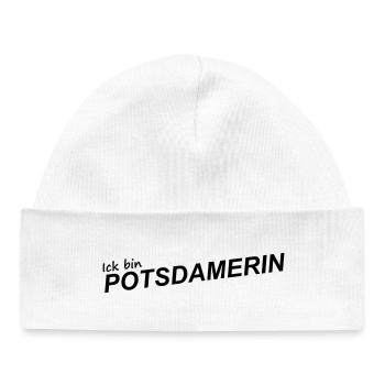 JE SUIS DE POTSDAM - Bonnet bébé bio - blanc - Devant