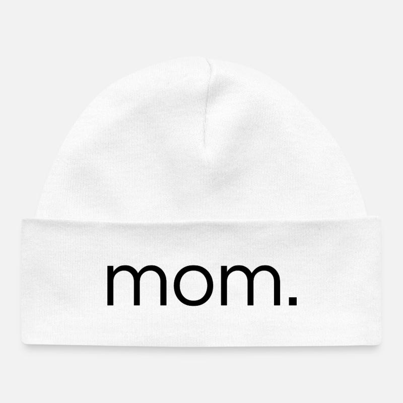 maman. - Bonnet bébé bio - blanc