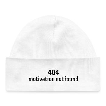 404 motivation non trouvée dépression faible - Bonnet bébé bio - blanc - Devant