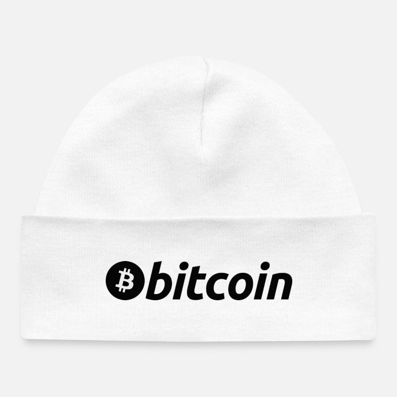Satoshi Nakamoto - Bonnet bébé bio - blanc