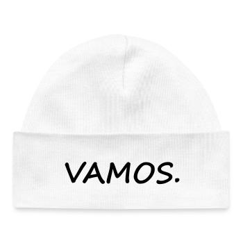 Vamos - Bonnet bébé bio - blanc - Devant