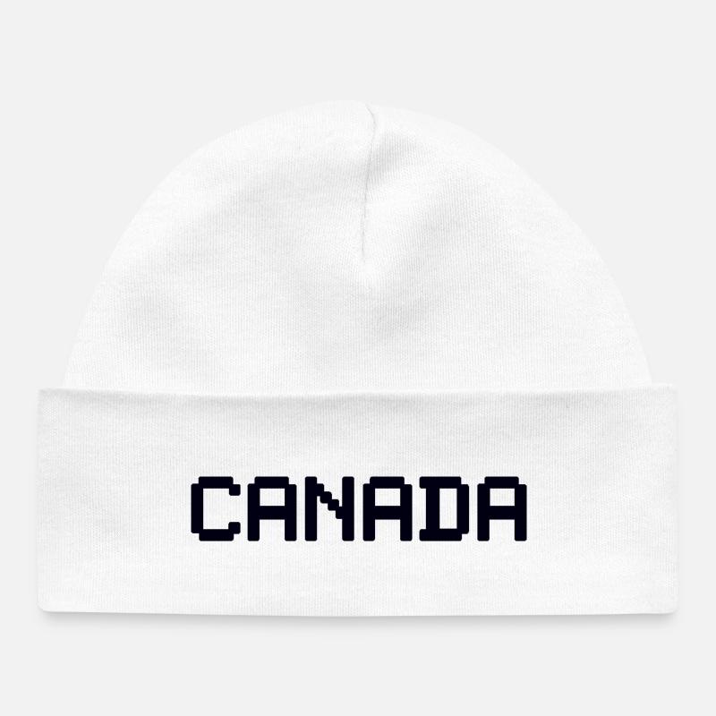 CANADA - Bonnet bébé bio - blanc