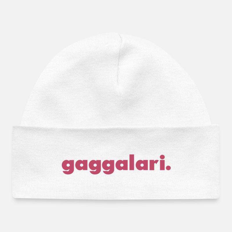 Gaggalari. - Bonnet bébé bio - blanc