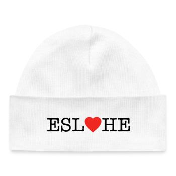 Eslohe - Bonnet bébé bio - blanc - Devant