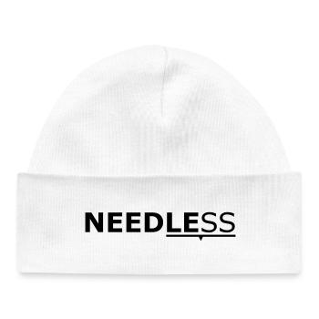 2025-12 - Baby Organic Beanie - white - Front
