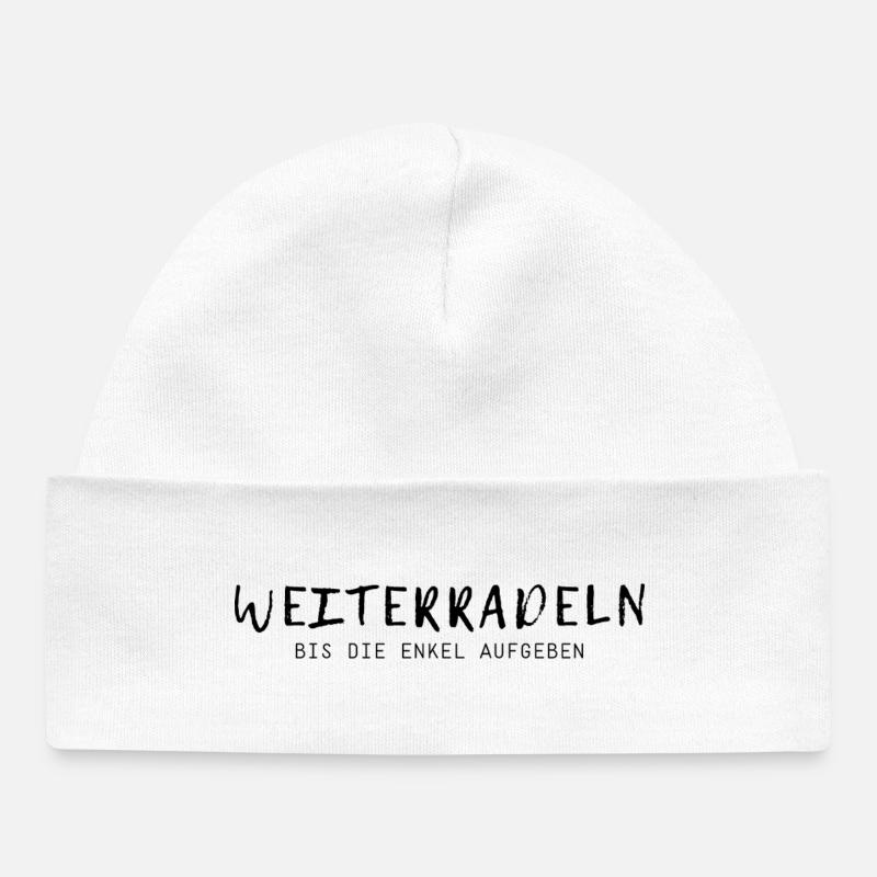 Weiterradeln - Baby Organic Mütze - Weiß