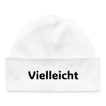 Motivations de Vielleicht Conception - Bonnet bébé bio - blanc - Devant