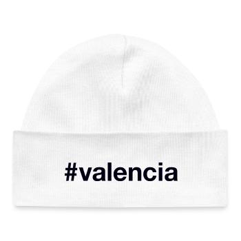 VALENCIA Hashtag - Baby Organic Beanie - white - Front