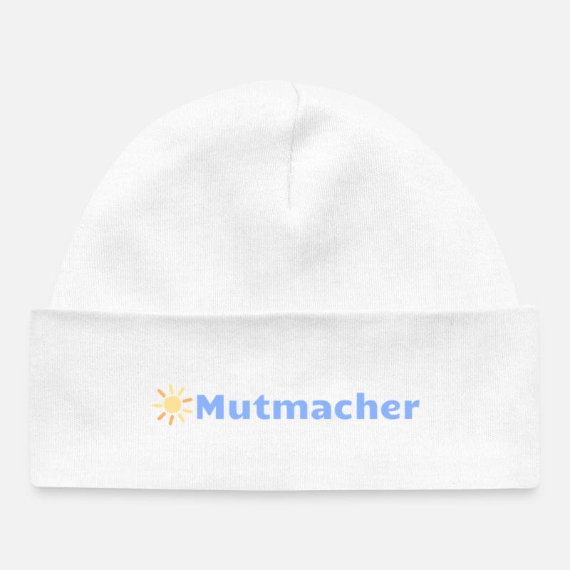 Mutmacher - Baby Organic Mütze - Weiß