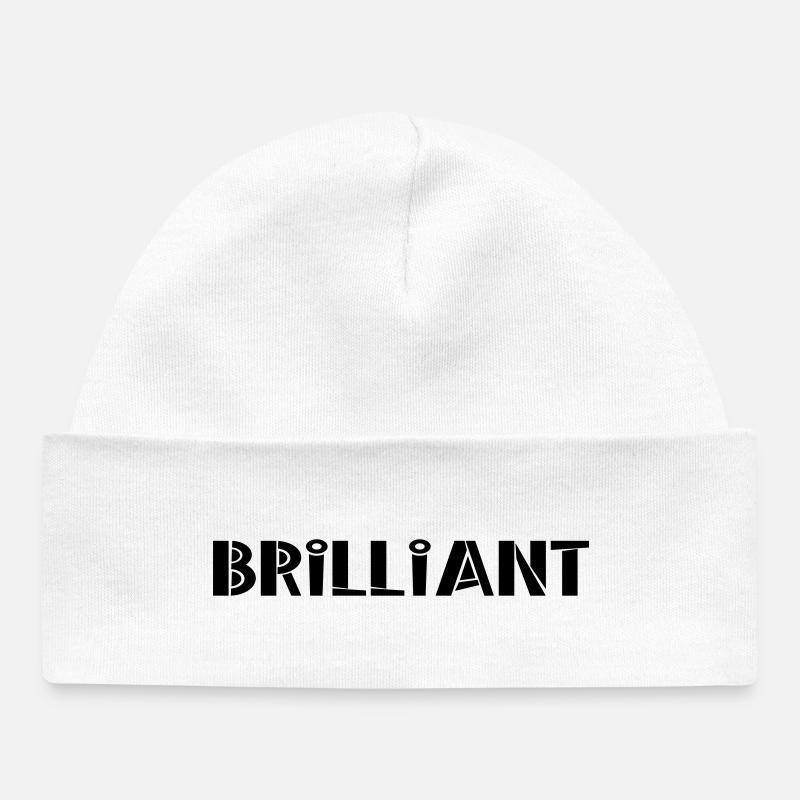Brillant - Bonnet bébé bio - blanc