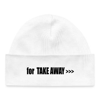 FOR TAKE AWAY - Baby Organic Mütze - Weiß - Vorne
