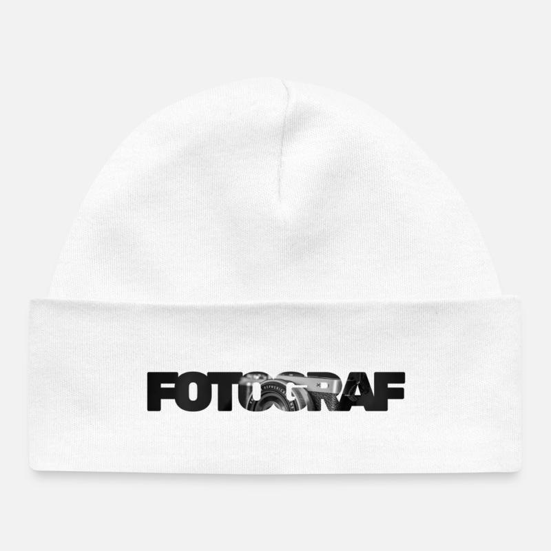 photographe - Bonnet bébé bio - blanc